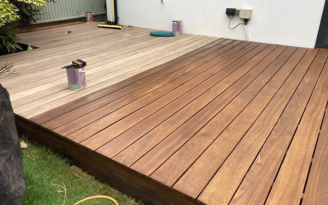 Decking with steps